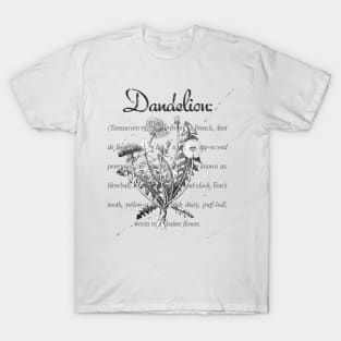 Lispe Dandelion with Definition T-Shirt